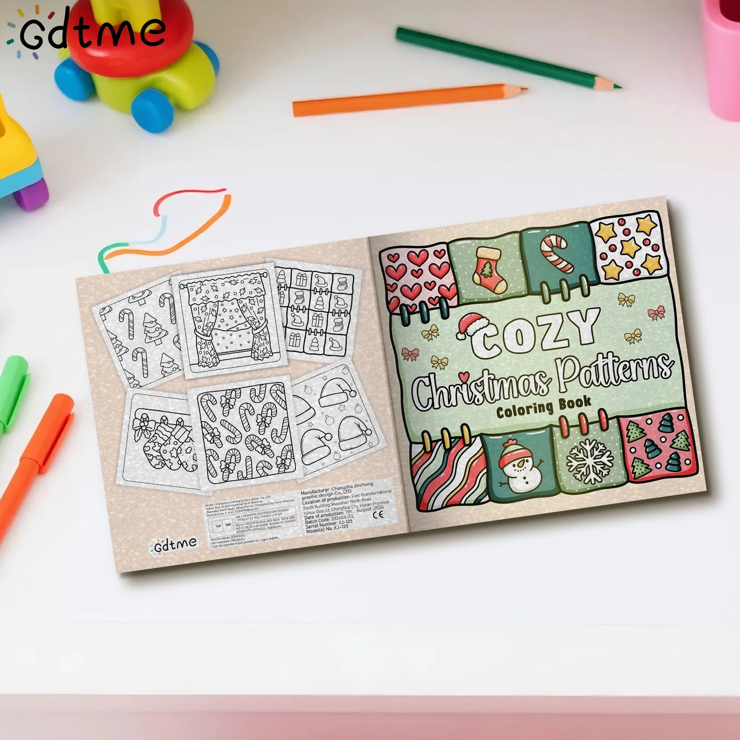 COZY CHRISTMAS PATTERNS A Festive & Relaxing Coloring Escape for Adults & Teens