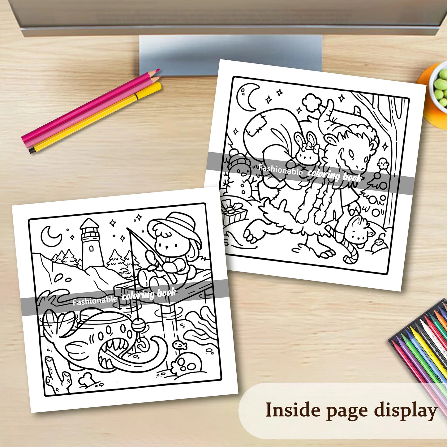 SPOOKY MOMENTS A Cozy & Whimsical Coloring Escape for Adults & Teens