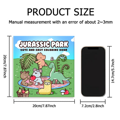 JURASSIC PARK A Fun & Relaxing Dinosaur Coloring Escape for Adults & Teens