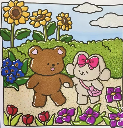 FUZZY IN LOVE A Cute & Heartwarming Coloring Escape for Adults & Teens