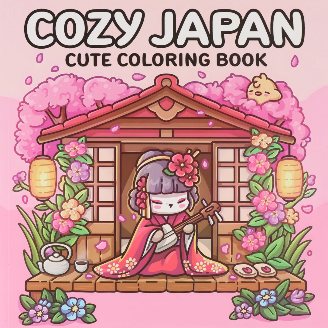 COZY JAPAN A Calm & Charming Coloring Escape for Adults & Teens