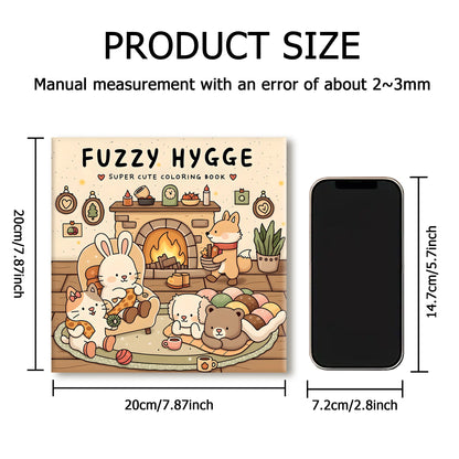 FUZZY HYGGE Super Cute Coloring Book for Adults and Teens