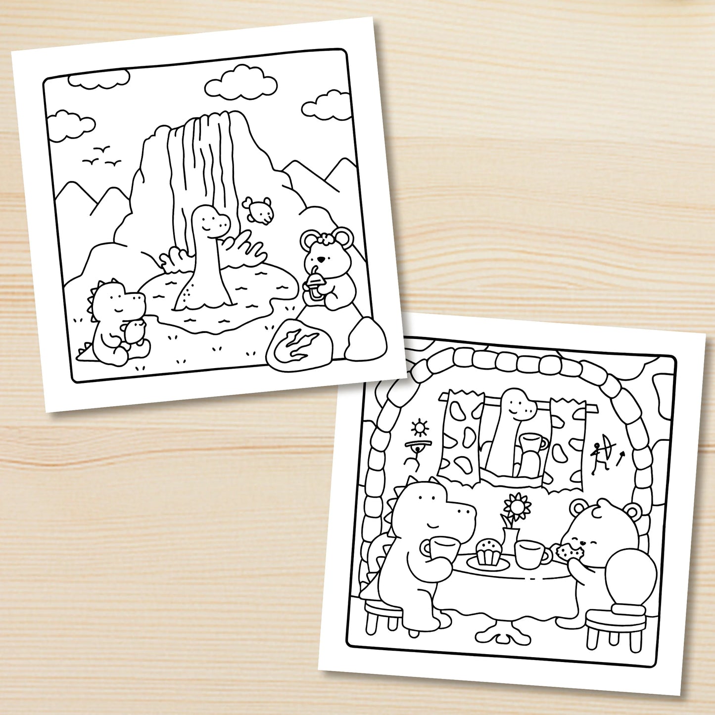 JURASSIC PARK A Fun & Relaxing Dinosaur Coloring Escape for Adults & Teens