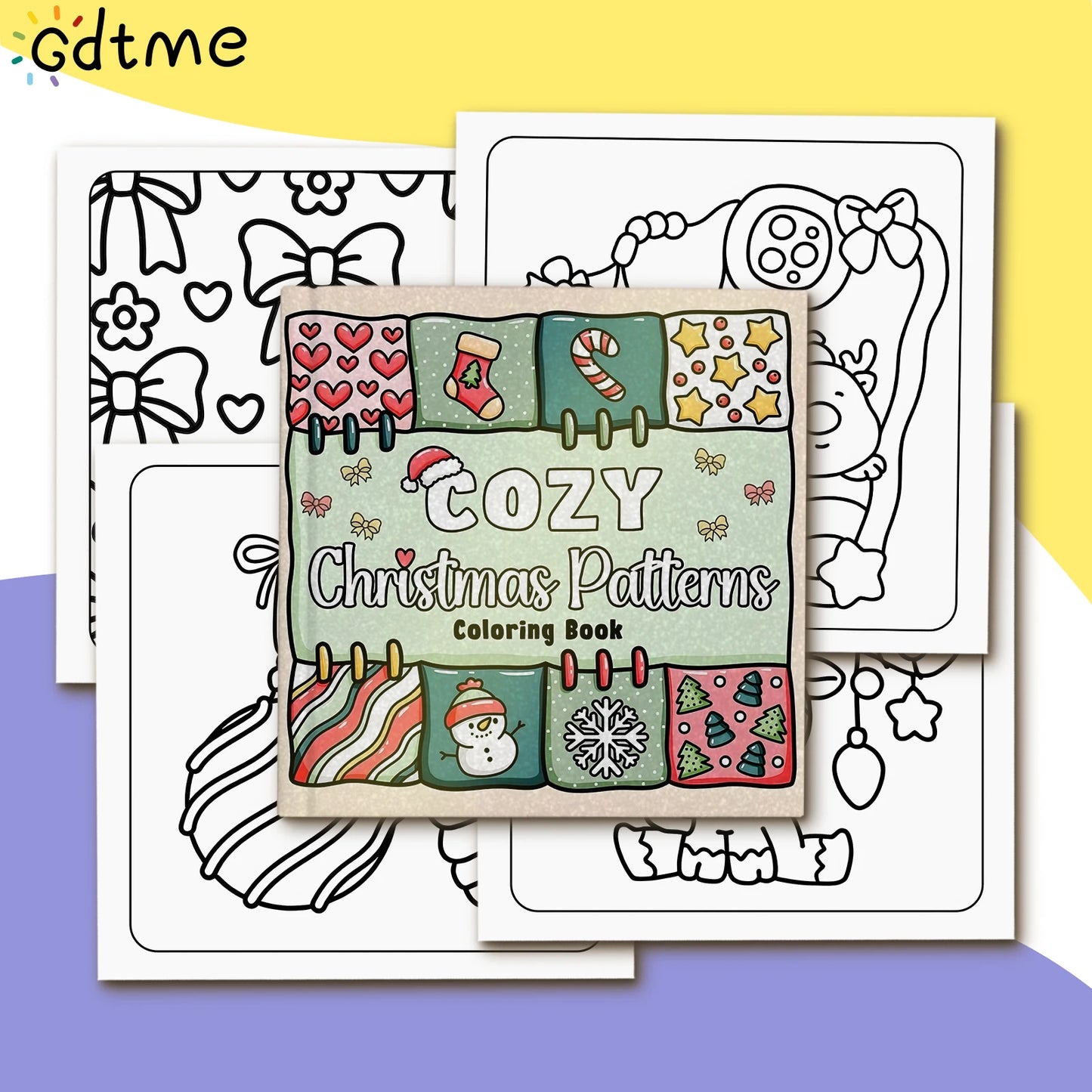 COZY CHRISTMAS PATTERNS A Festive & Relaxing Coloring Escape for Adults & Teens