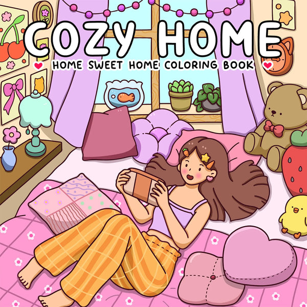 COZY HOME A Warm & Relaxing Coloring Escape for Adults & Teens