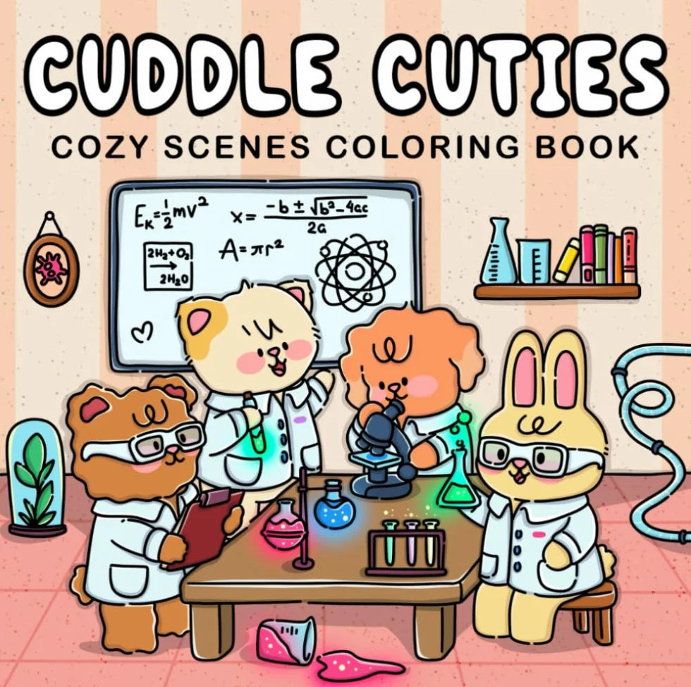 GIRL MOMENTS A Cute & Cozy Coloring Escape for Adults & Teens