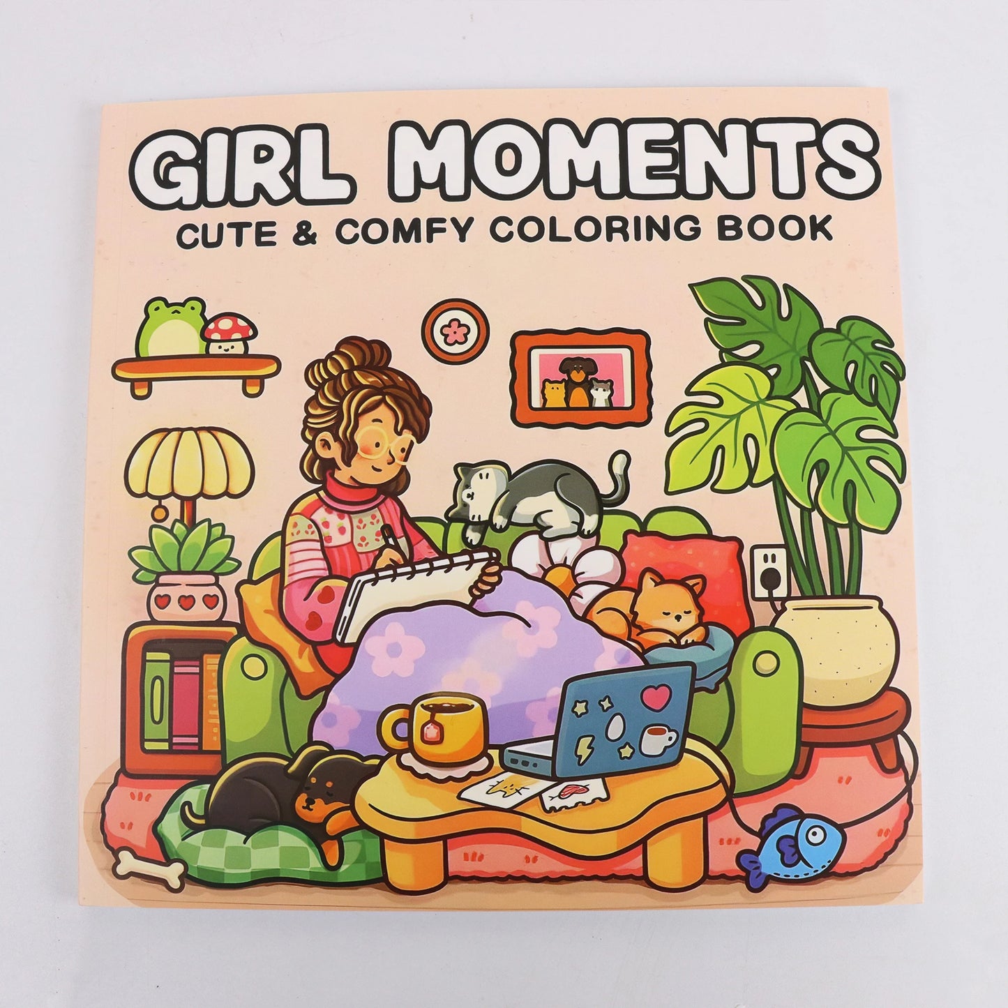 GIRL MOMENTS A Cute & Cozy Coloring Escape for Adults & Teens