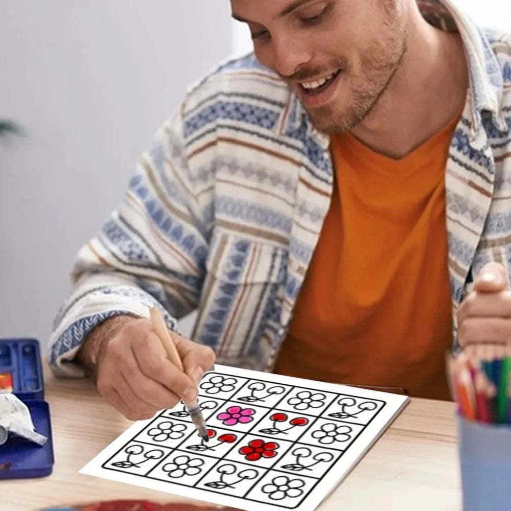 COMFY PATTERNS Bold & Easy Coloring Book for Adults and Teens