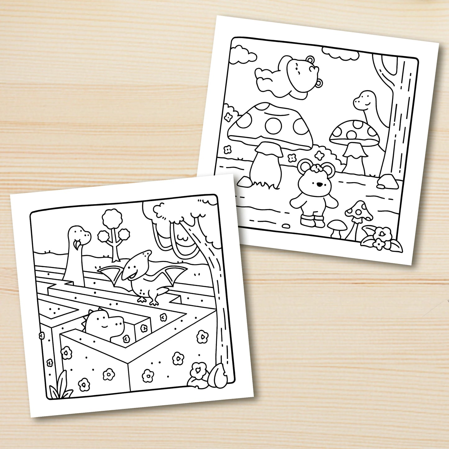 JURASSIC PARK A Fun & Relaxing Dinosaur Coloring Escape for Adults & Teens